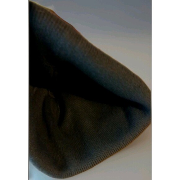 Adidas Pom Beanie Gray Blue Burgundy Knit Hat OS Y2K Streetwear Retro EUC - Picture 5 of 6